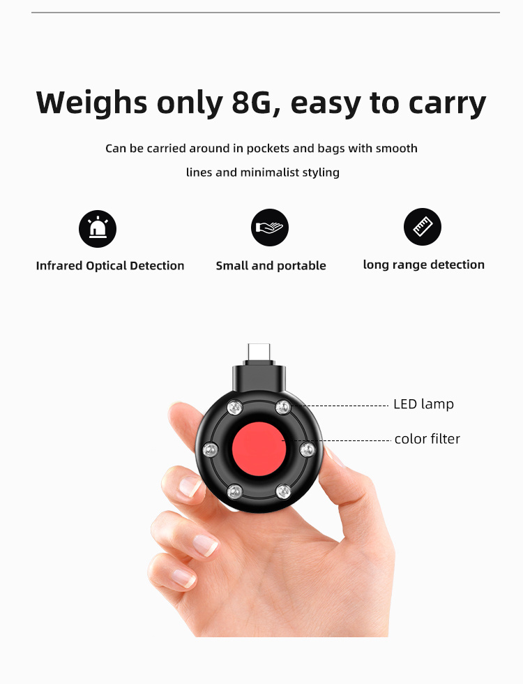 User-Friendly Vs-S3000: Reliable Privacy Protection Detector Efficient Hidden Camera Finder