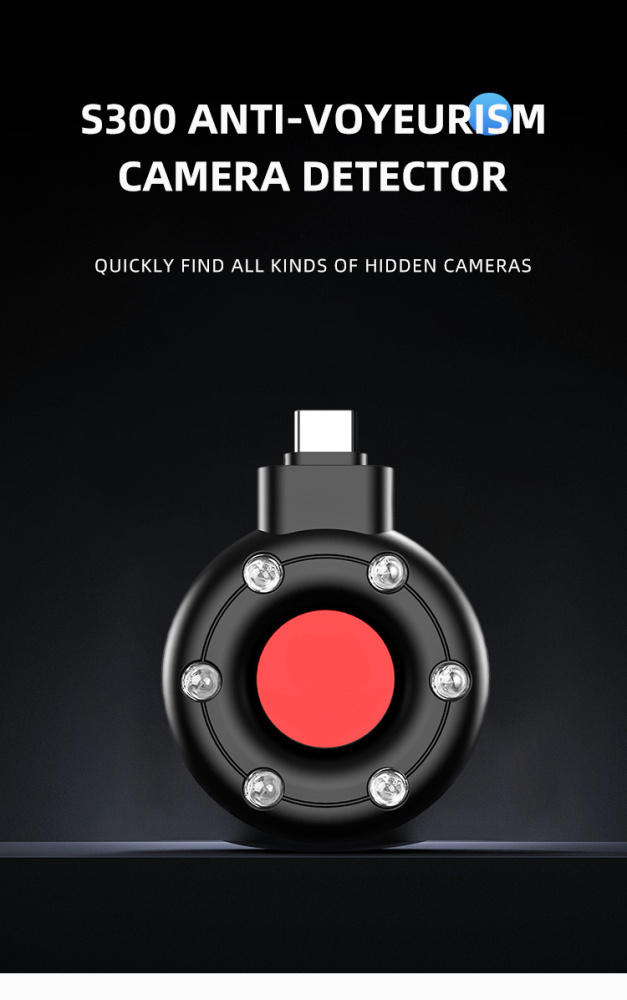 User-Friendly Vs-S3000: Reliable Privacy Protection Detector Efficient Hidden Camera Finder