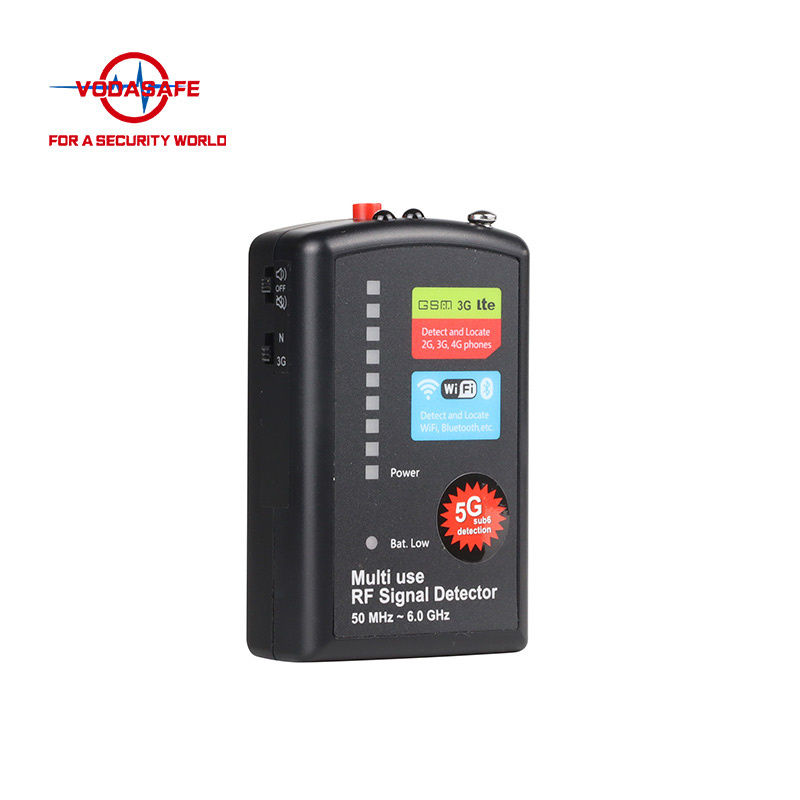 RF Signal Detector PRO Pinpoint 3G/4G Bugs + WiFi Spy Cams + Wired Hidden Lenses (50MHz-6GHz)