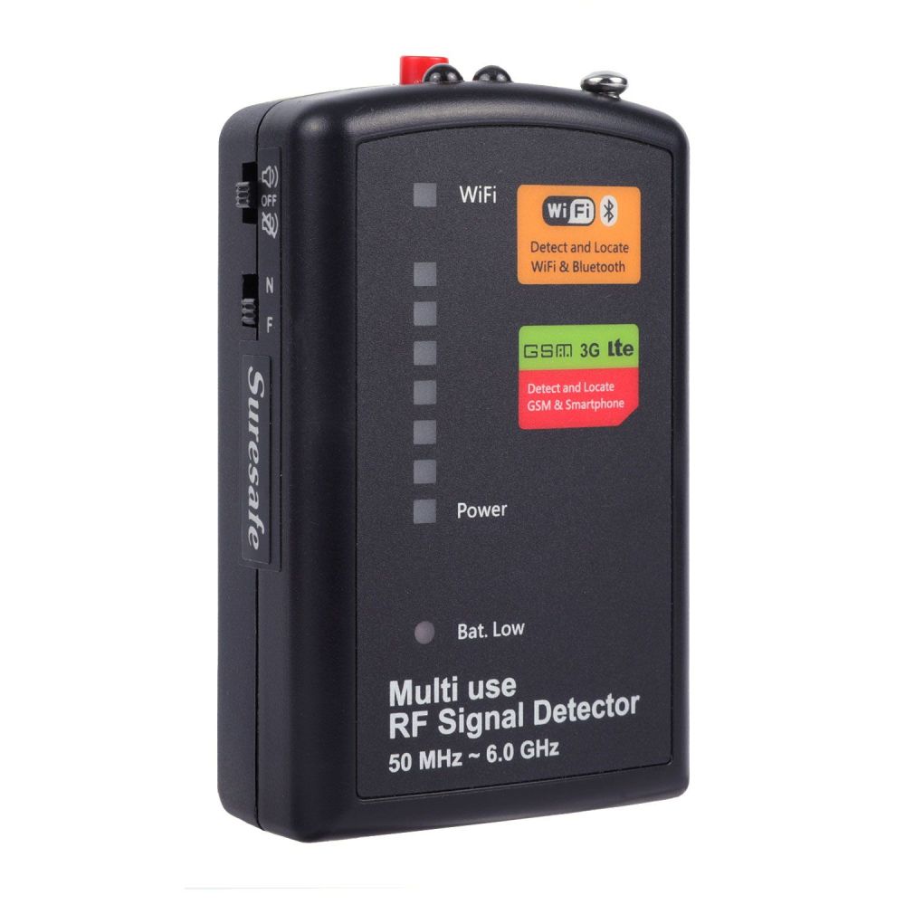 Professional 50MHz-6.0GHz Signal Detector & Portable GSM Tracker Wireless Spy Camera Detector