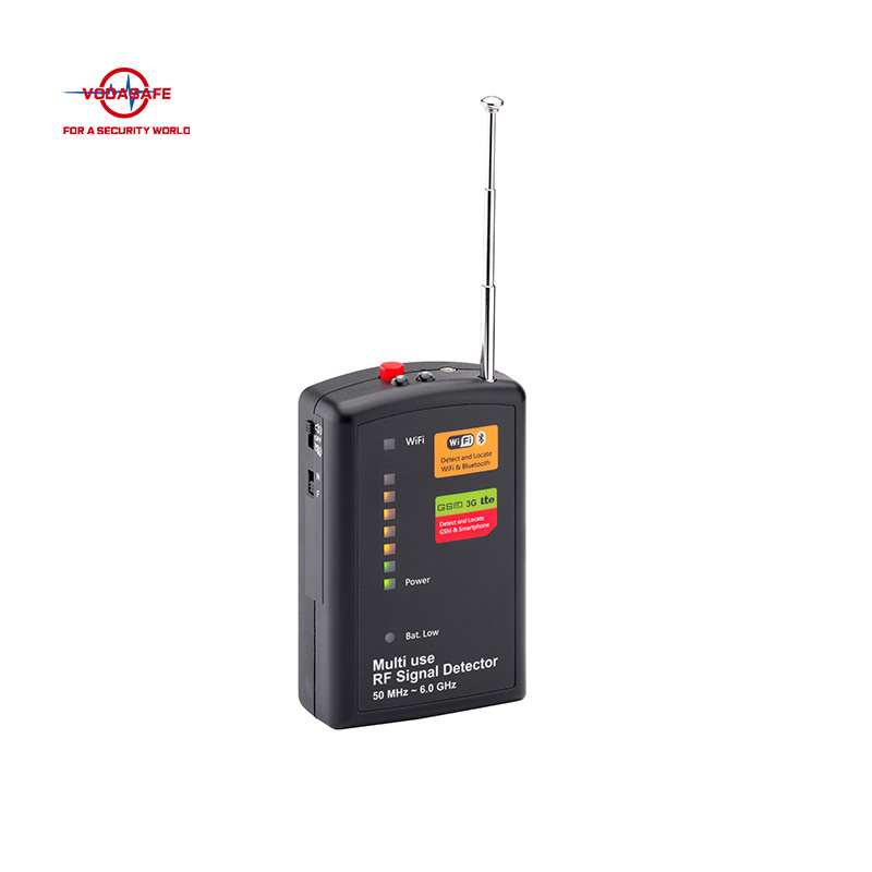 Professional 50MHz-6.0GHz Signal Detector & Portable GSM Tracker Wireless Spy Camera Detector