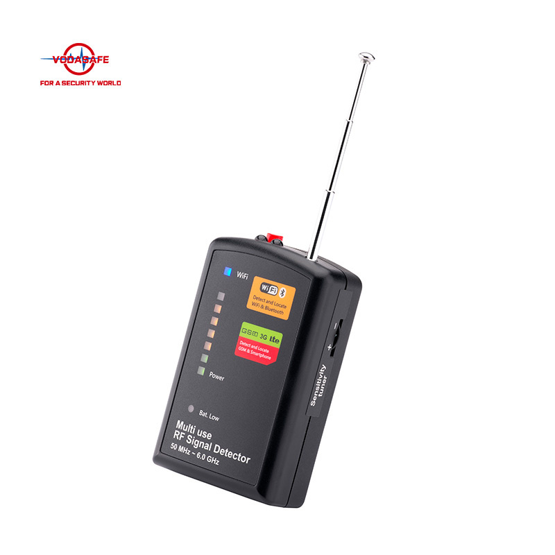 Professional 50MHz-6.0GHz Signal Detector & Portable GSM Tracker Wireless Spy Camera Detector