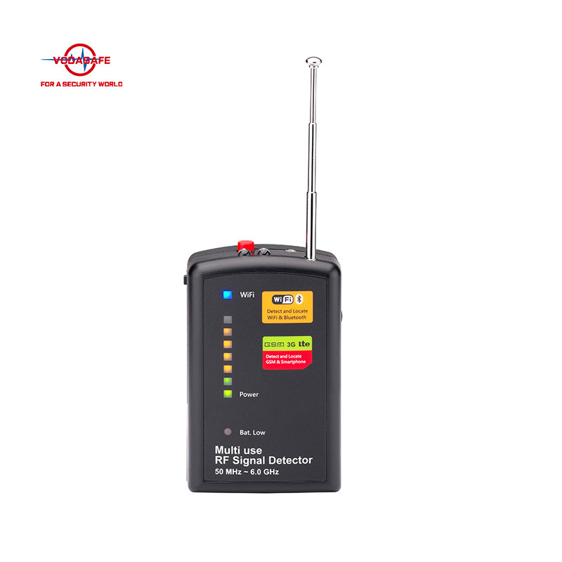 Professional 50MHz-6.0GHz Signal Detector & Portable GSM Tracker Wireless Spy Camera Detector