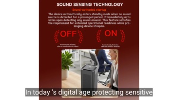 360 Degree All Round Recording Blocker Negative Ion Efficient Air Purifying Audio Shield