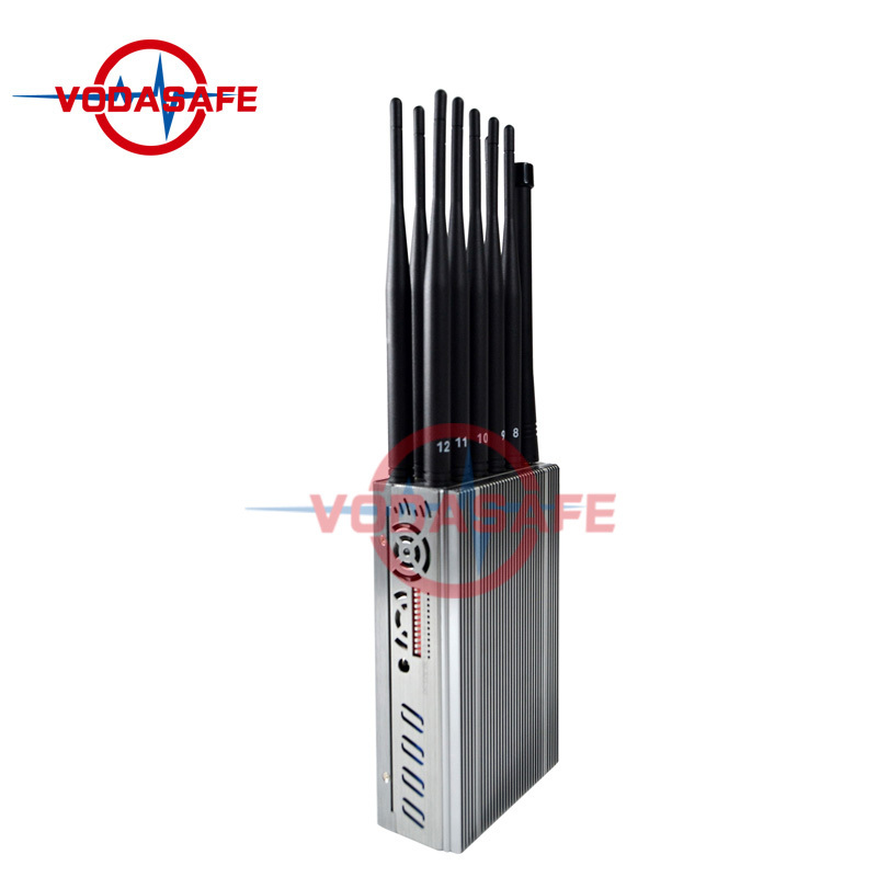 Sz Vodasafe 12-Band Portable Signal Jammer Blocks Wi-Fi 2.4G 5.8g 12 Antennas Signals Handheld Signal Jammer