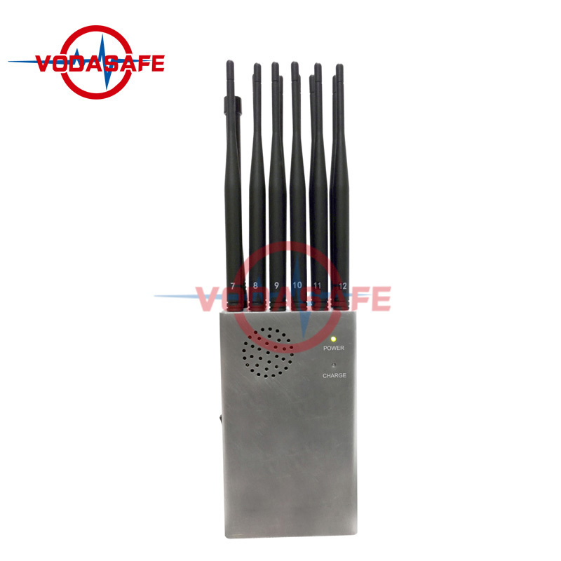 Sz Vodasafe 12-Band Portable Signal Jammer Blocks Wi-Fi 2.4G 5.8g 12 Antennas Signals Handheld Signal Jammer