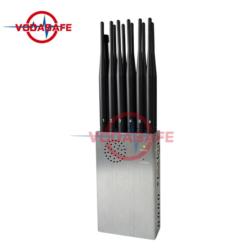 Sz Vodasafe 12-Band Portable Signal Jammer Blocks Wi-Fi 2.4G 5.8g 12 Antennas Signals Handheld Signal Jammer