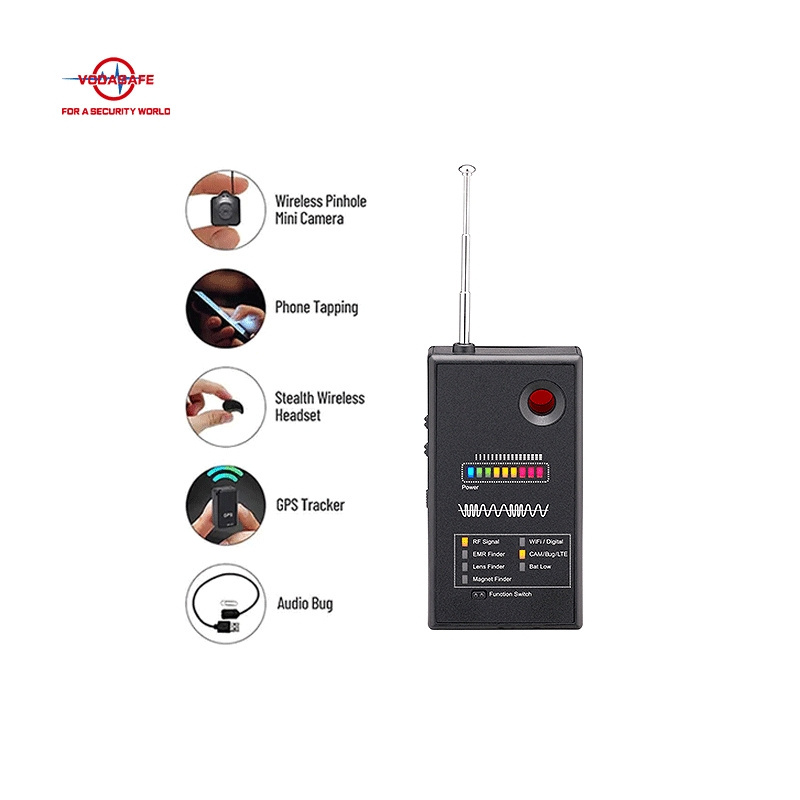 Multi-Functional Hidden Camera Detector Detects 3G / 4G / WiFi Hidden Cameras Anti Spy RF Detector