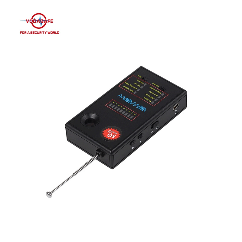 Sensitivity Adjustment Anti Spy Device Professional Detection of 5g/4G/WiFi Wireless Camera Detector