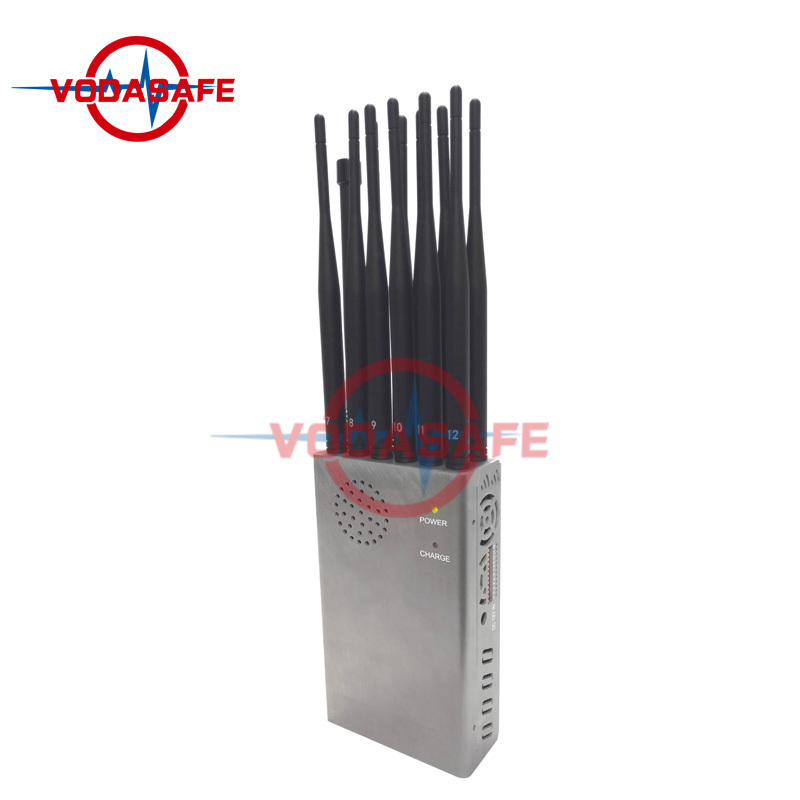 Sz Vodasafe 12-Band Portable Signal Jammer Blocks Wi-Fi 2.4G 5.8g 12 Antennas Signals Handheld Signal Jammer