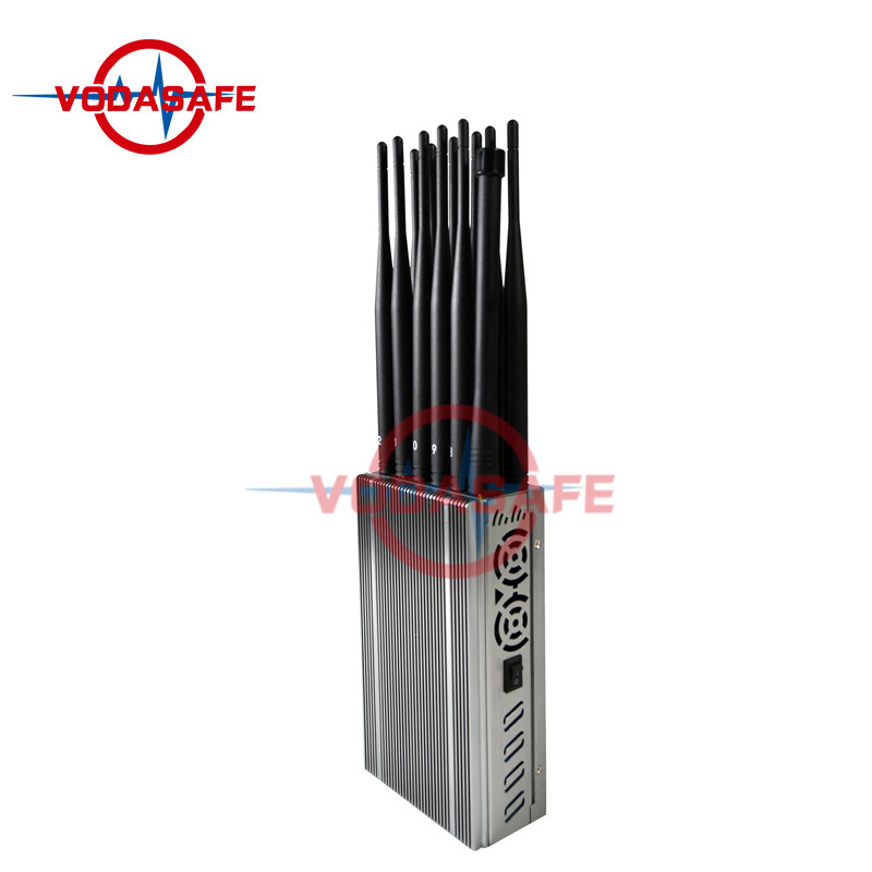 Sz Vodasafe 12-Band Portable Signal Jammer Blocks Wi-Fi 2.4G 5.8g 12 Antennas Signals Handheld Signal Jammer