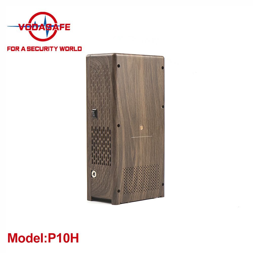 SZ Vodasafe VS-P10H High-Power Handheld 10-Channel Wooden Texture Signal Jammer