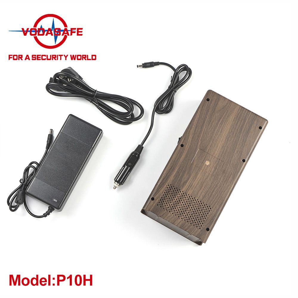 SZ Vodasafe VS-P10H High-Power Handheld 10-Channel Wooden Texture Signal Jammer