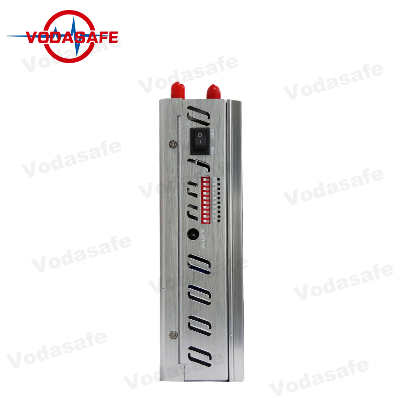 Multi Functional 10-Band Handheld Signal Frequency Jammer Jams 5g/4G/3G/2g/Lojack/ WiFi/ Bluetooth 8000mAh Battery Portable GPS Signal Jammer P10-5G