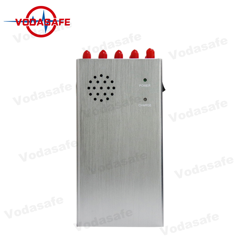 Multi Functional 10-Band Handheld Signal Frequency Jammer Jams 5g/4G/3G/2g/Lojack/ WiFi/ Bluetooth 8000mAh Battery Portable GPS Signal Jammer P10-5G