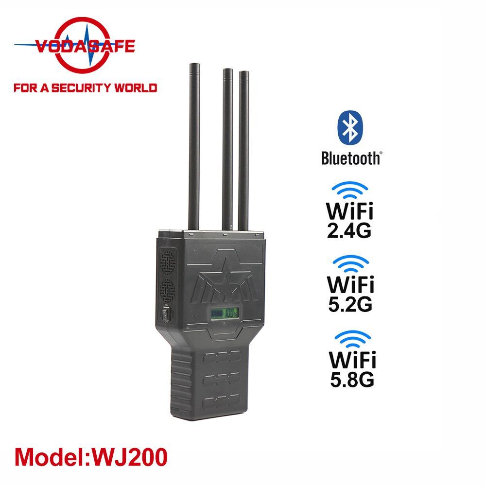 High Power Sz Vodasafe Handheld Jammer 3 Band 100m Jamming WiFi Bluetooth Camera Blocker