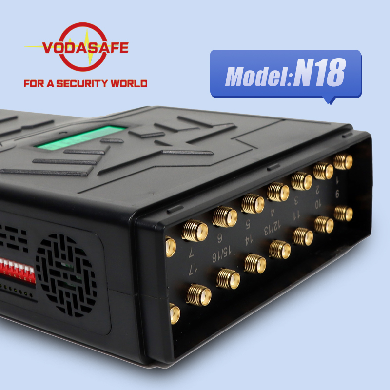 Sz Vodasafe Car-Chargeable Portable Signal Jammer Targeting 5G 3500 & Wi-Fi 2.4G 18-Band Handheld WiFi Blocker N18
