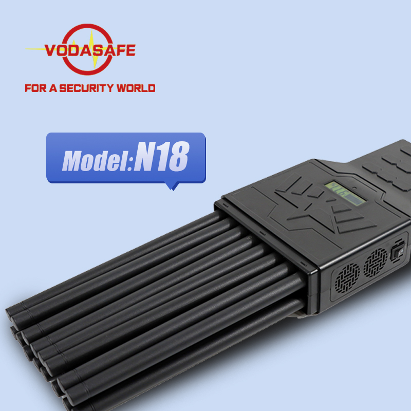 Sz Vodasafe Car-Chargeable Portable Signal Jammer Targeting 5G 3500 & Wi-Fi 2.4G 18-Band Handheld WiFi Blocker N18
