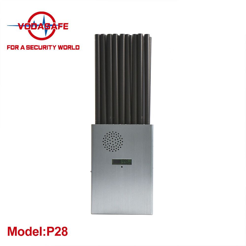 27 Antennas All in One Handheld Signal Jammer 2g 3G GSM 4G 5g Walkie Talkie UHF/VHF Lojack Full Band Mobile Phone Signal Jammer