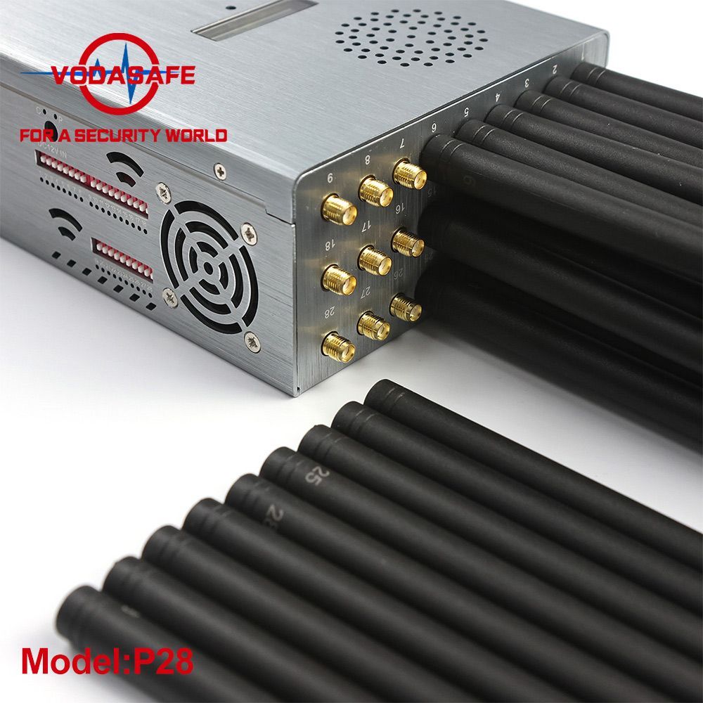 27 Antennas All in One Handheld Signal Jammer 2g 3G GSM 4G 5g Walkie Talkie UHF/VHF Lojack Full Band Mobile Phone Signal Jammer