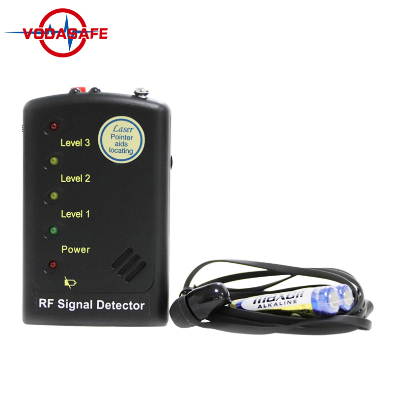 Multi-Function RF Signal Detector – GSM/GPS/WiFi Bug Sweeper with Laser Pointer Camera Lens Finder