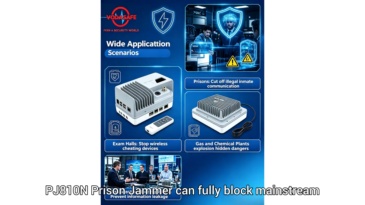 SZ Vodasafe PJ810N 8-Way Outdoor Prison Use Wireless Signal Jammer
