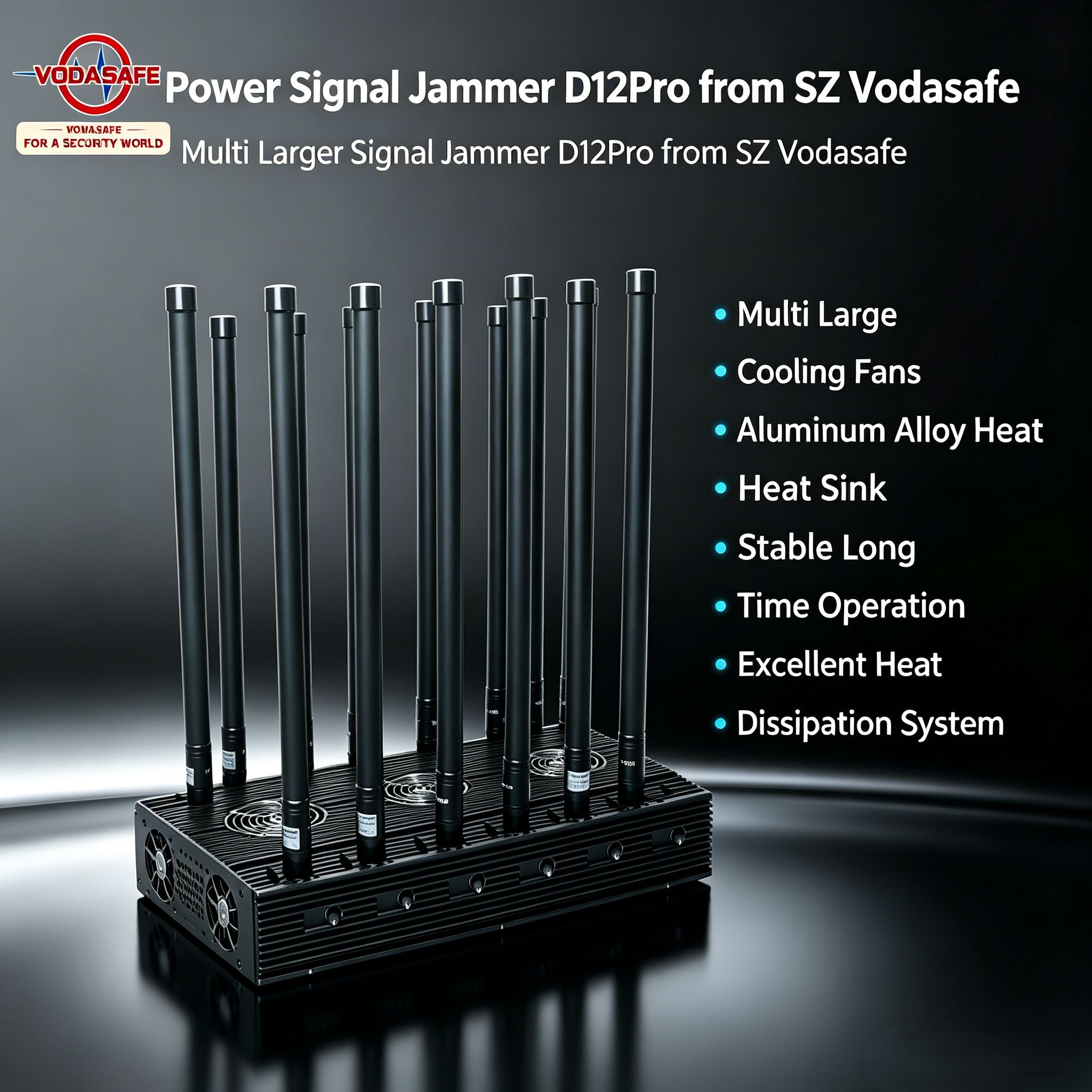 High Power GPS Jammer D12Pro from vodasafe