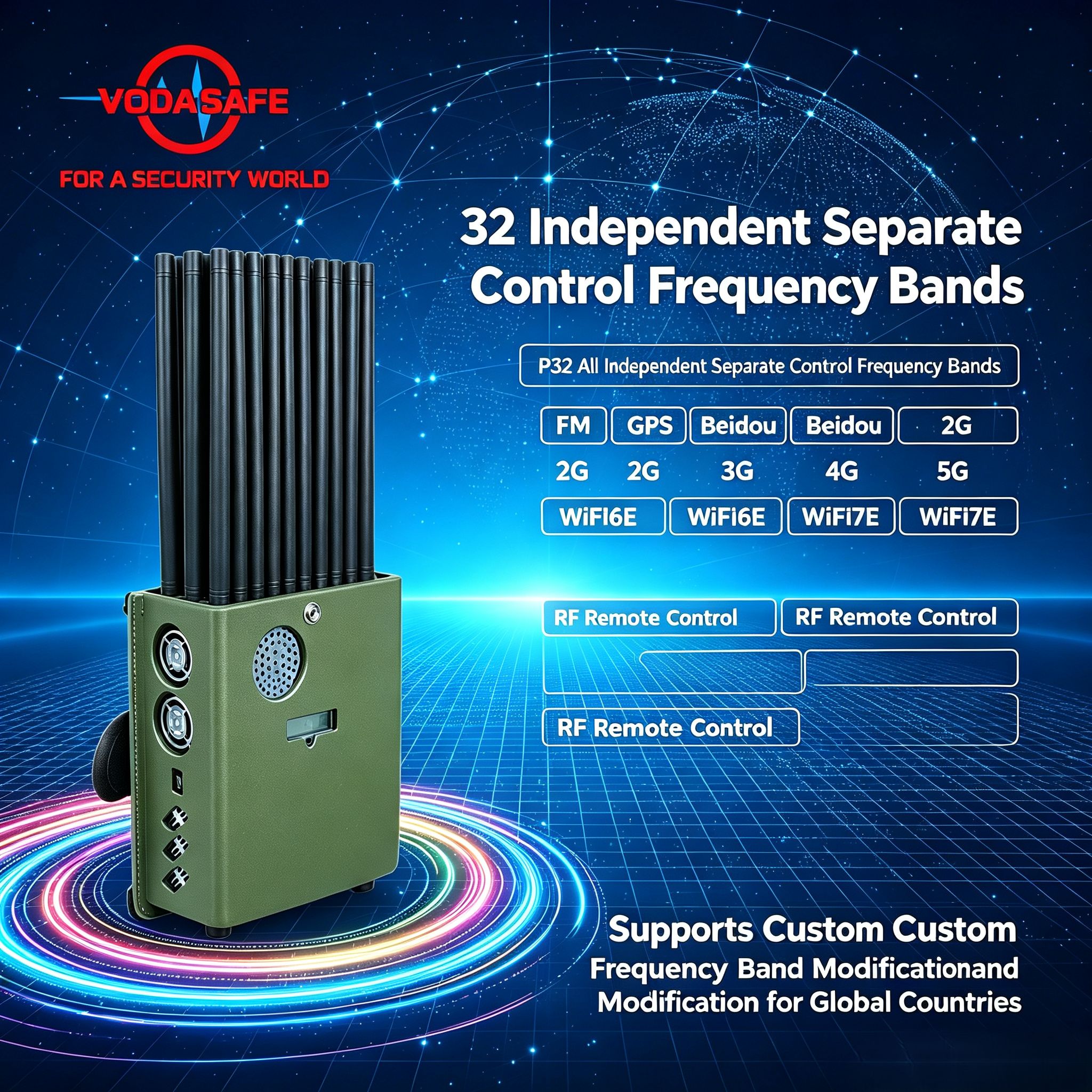 Independent Controllable Wireless Isolator P32 from vodasafe