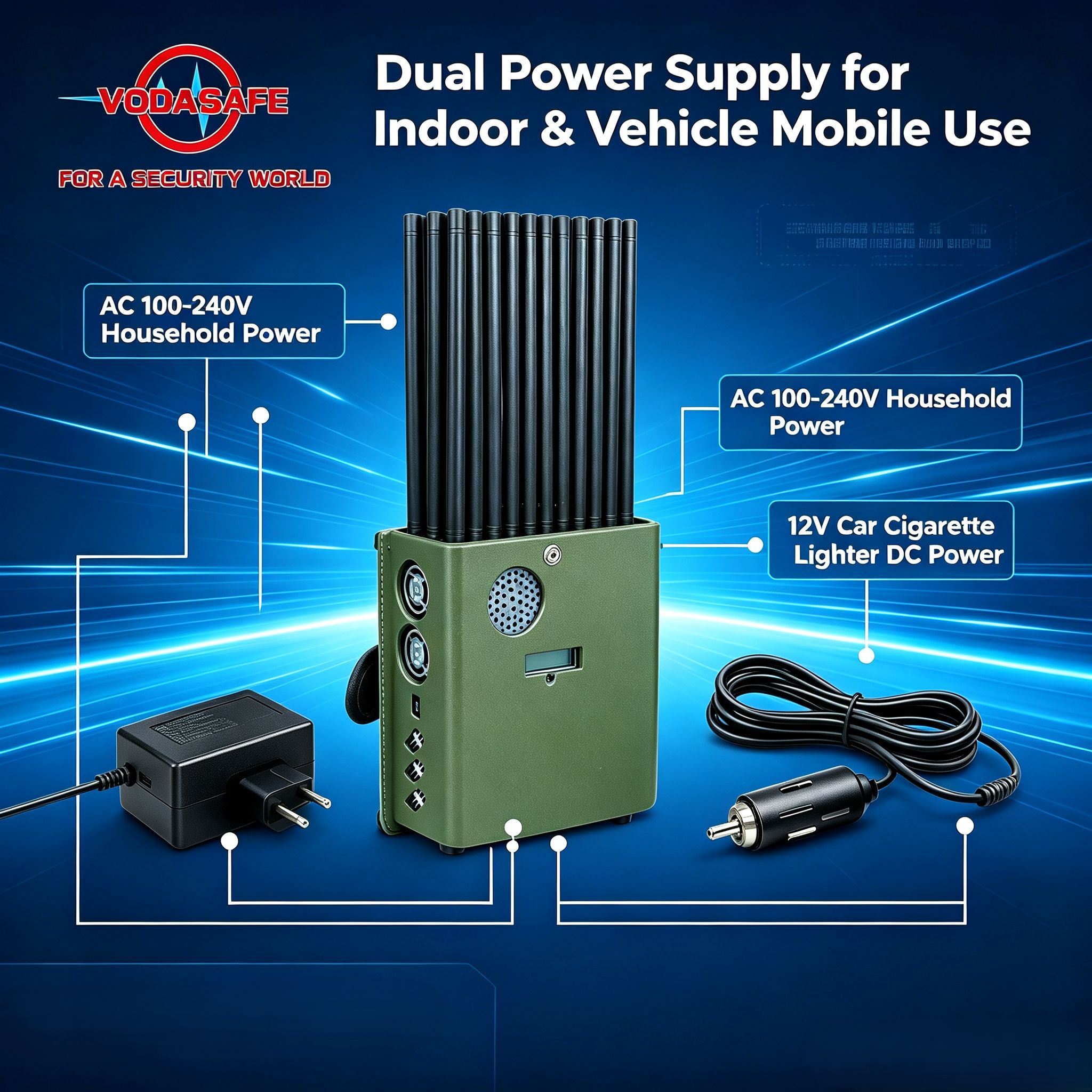 High Power Portable Signal Jammer P32 from vodasafe