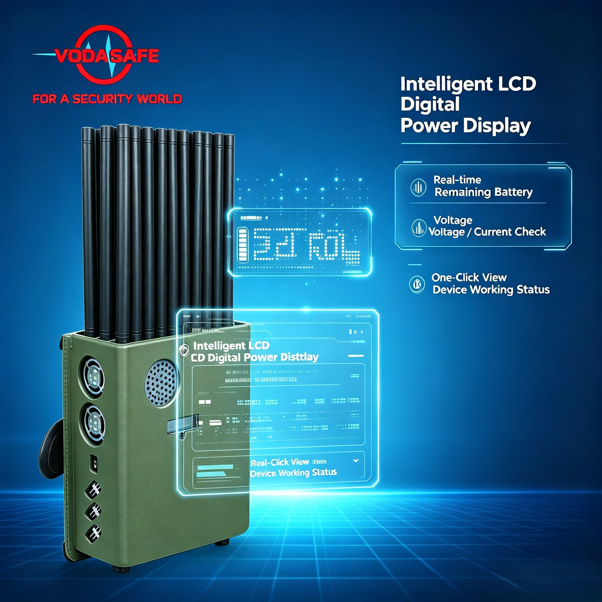 Vehicle Mounted Portable Signal Jammer P32 from vodasafe