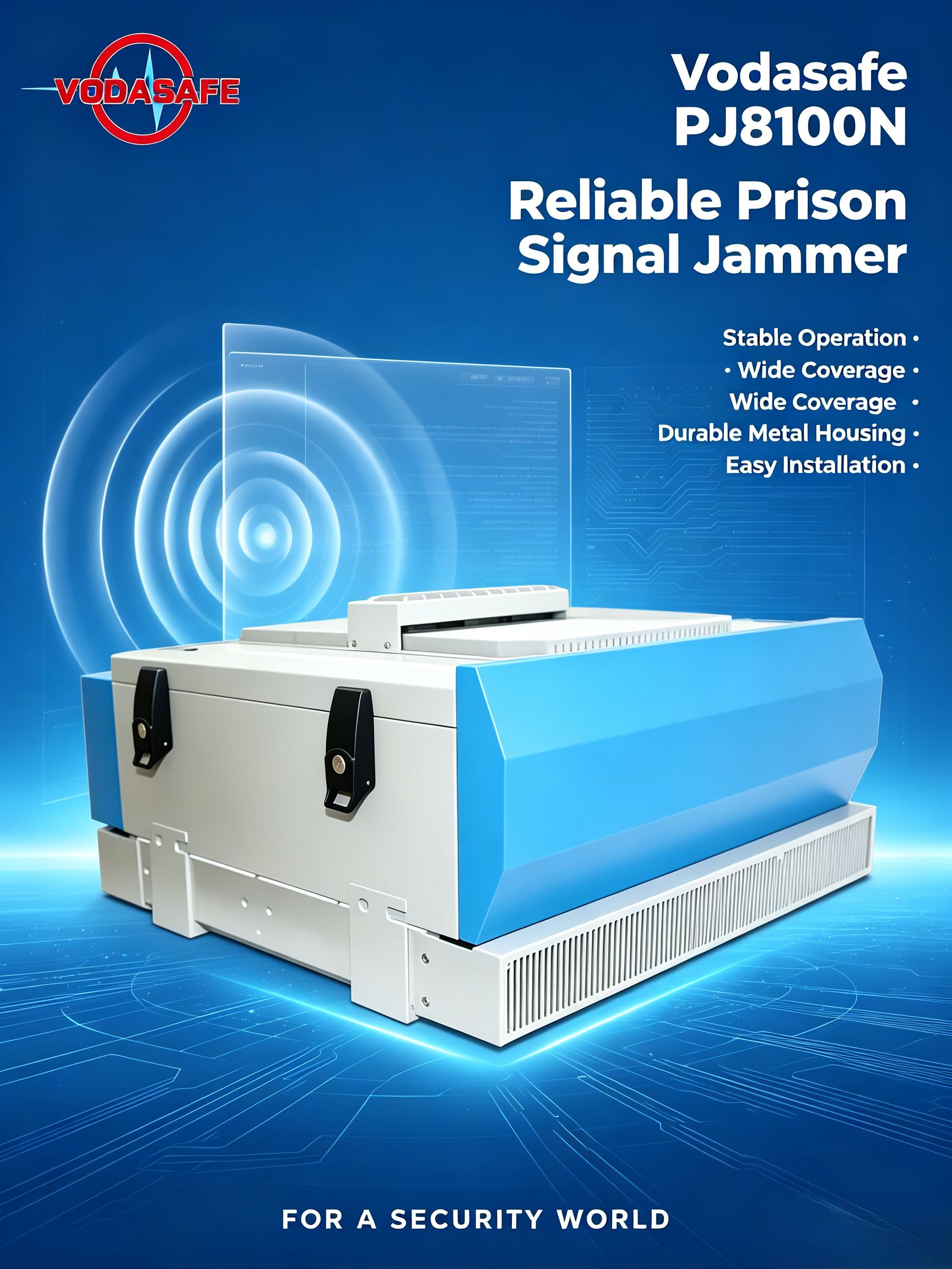 24/7 Continuous Working RF Jammer from vodasafe