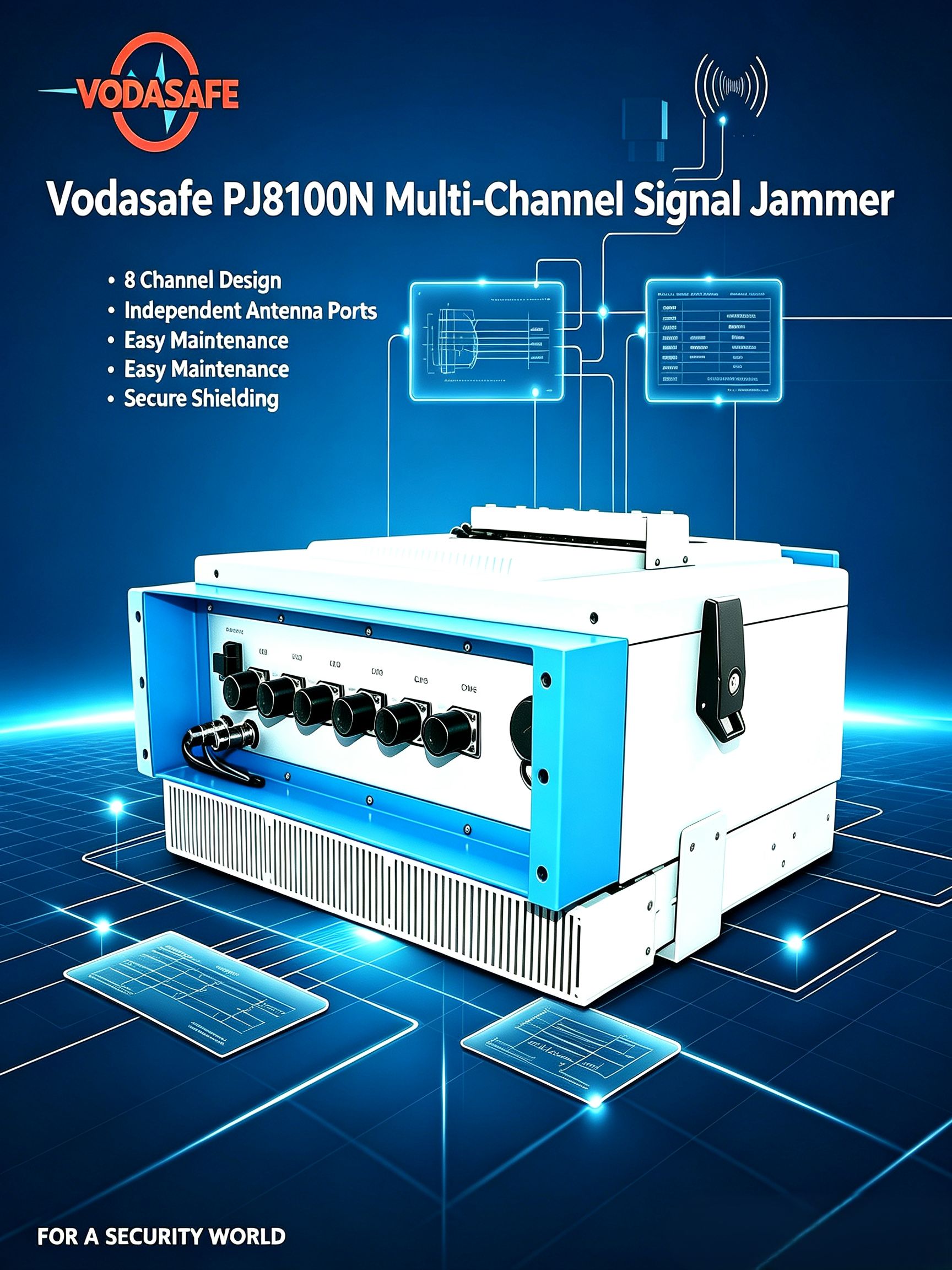 High Power Prison Signal Blocker from vodasafe