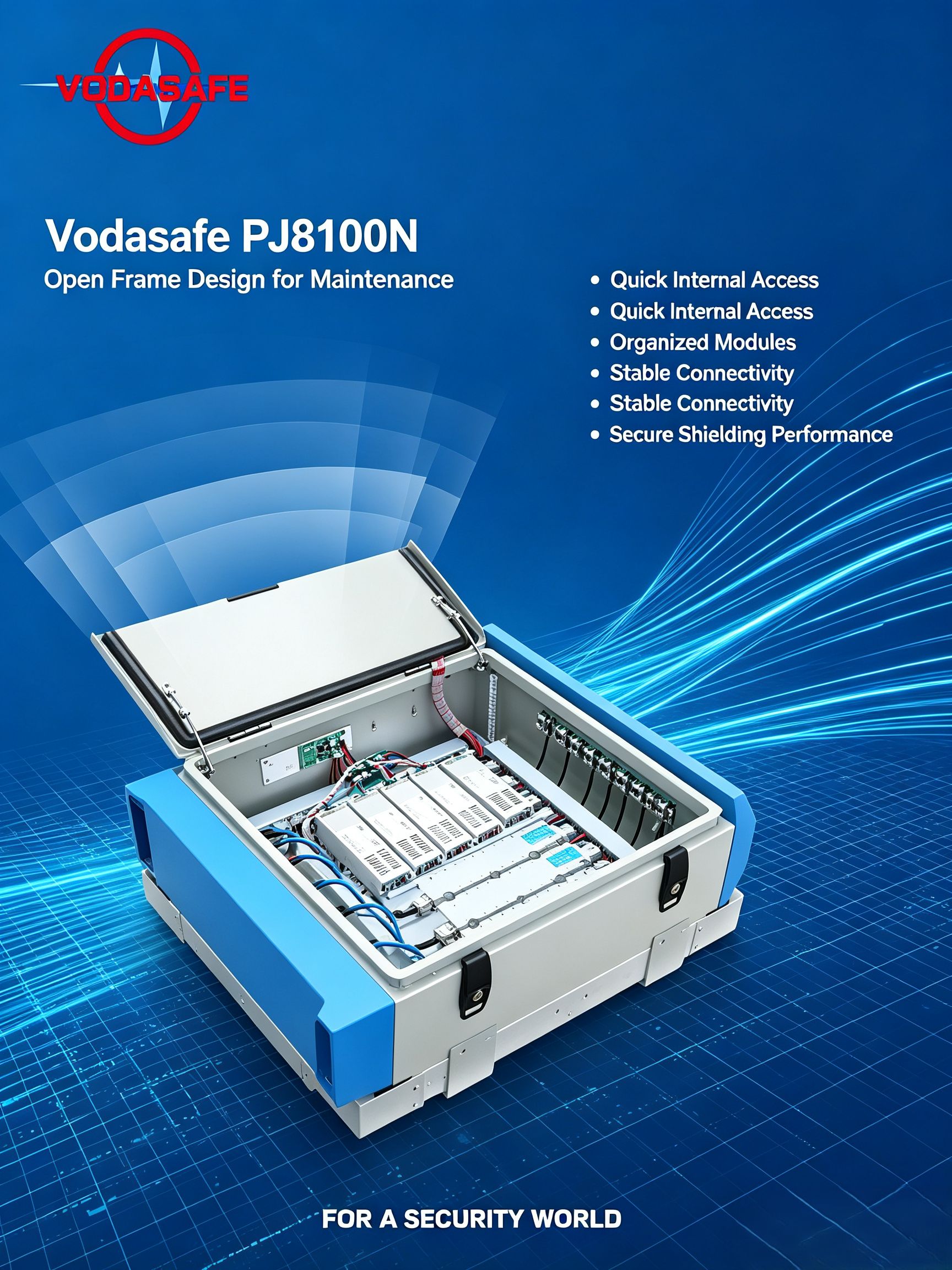 Waterproof High Power Signal Jammer PJ8100N from vodasafe