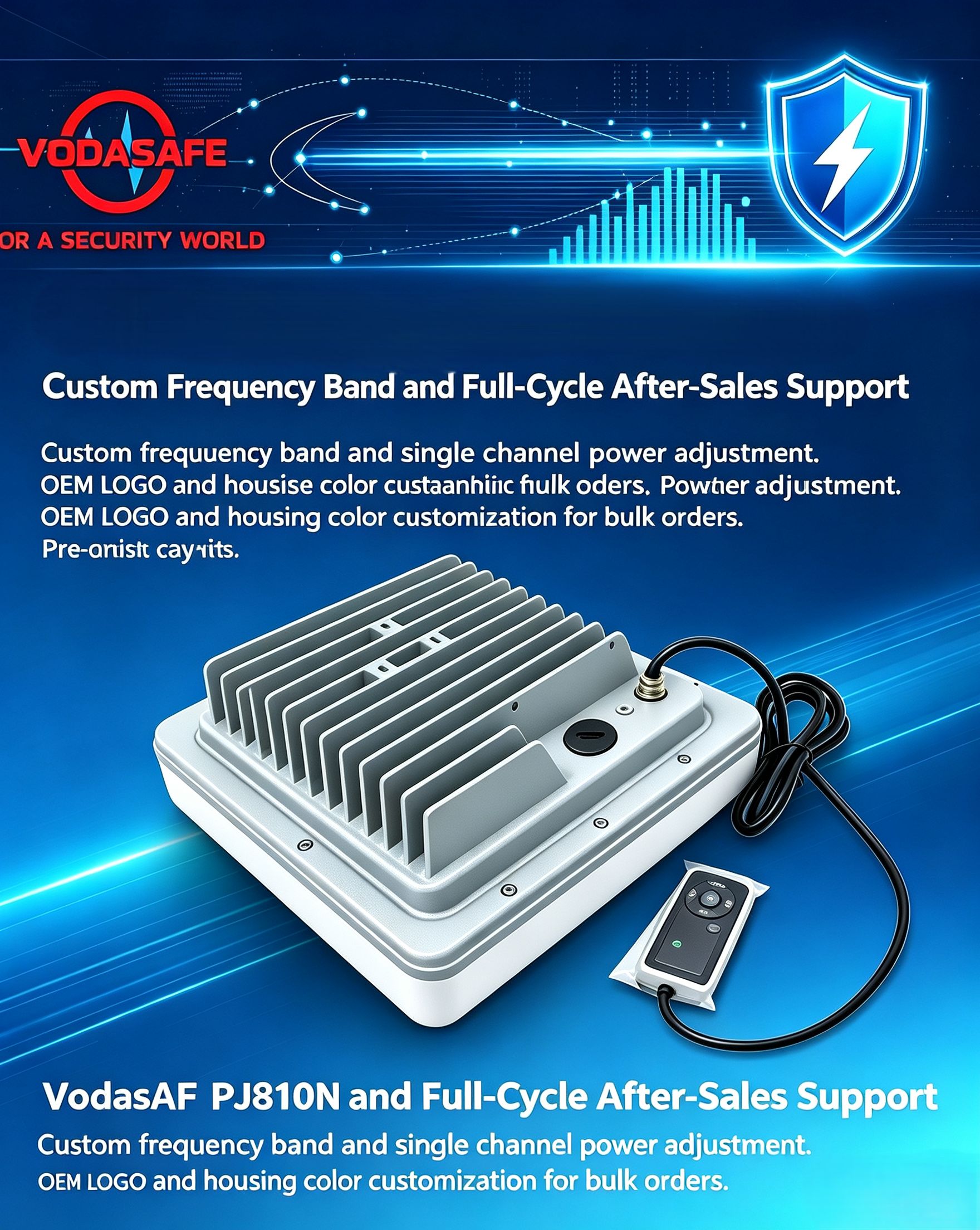 Outdoor Signal Jammer PJ810N from vodasafe