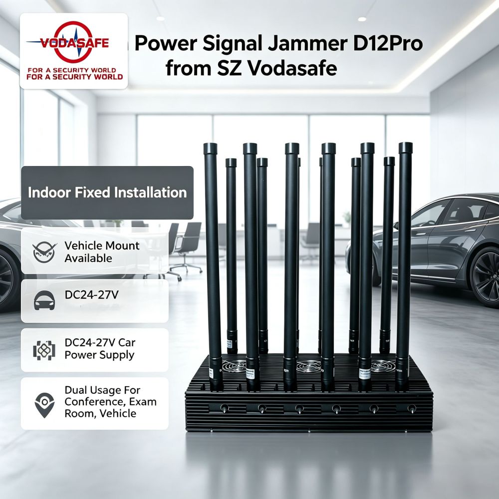 SZ Vodasafe VS-D12Pro High Power Stationary 12-Band Signal Jammer