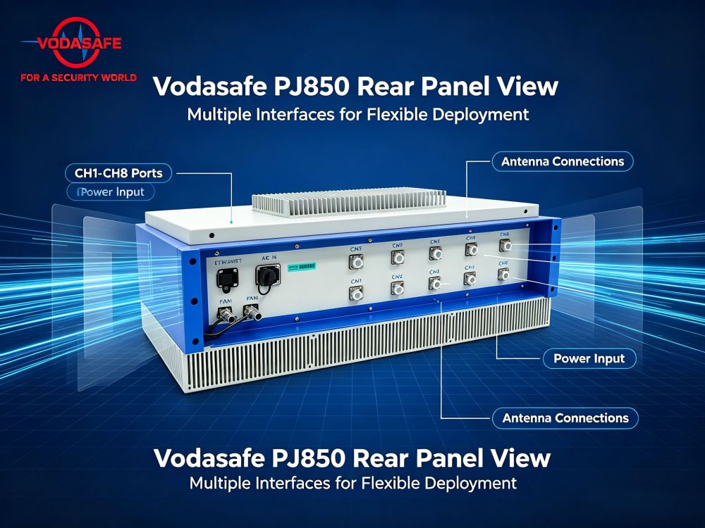 SZ Vodasafe VS-PJ850 8-Channel High Power Outdoor Prison Signal Jamming System