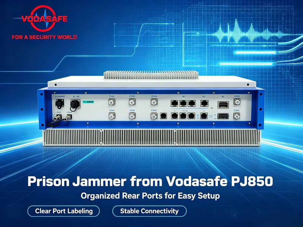SZ Vodasafe VS-PJ850 8-Channel High Power Outdoor Prison Signal Jamming System