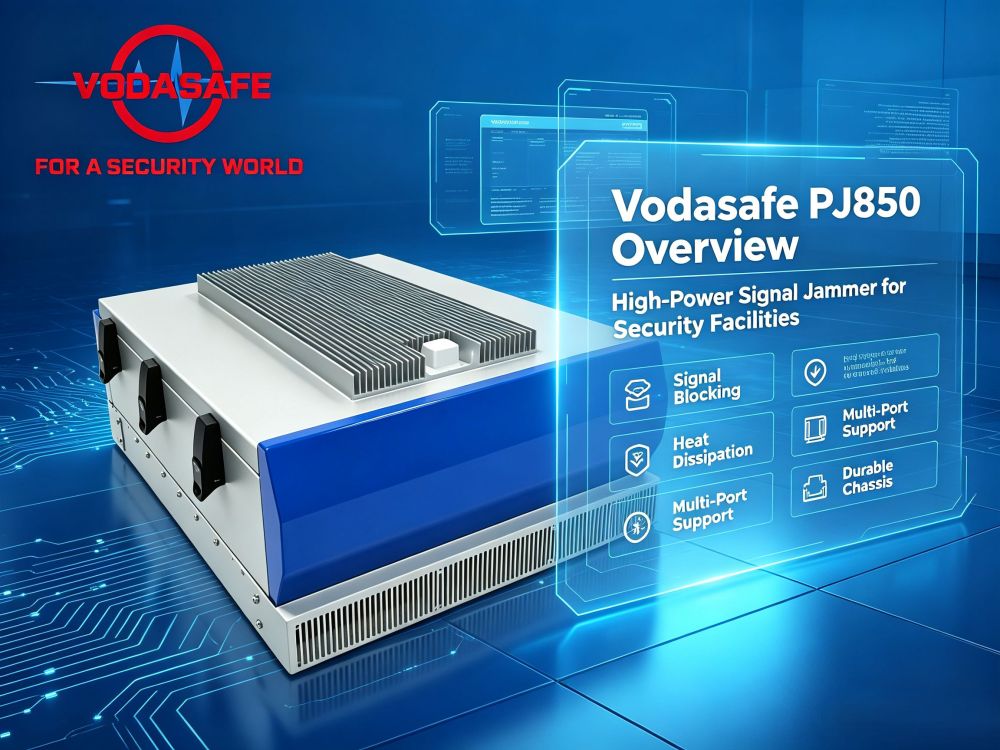 SZ Vodasafe VS-PJ850 8-Channel High Power Outdoor Prison Signal Jamming System