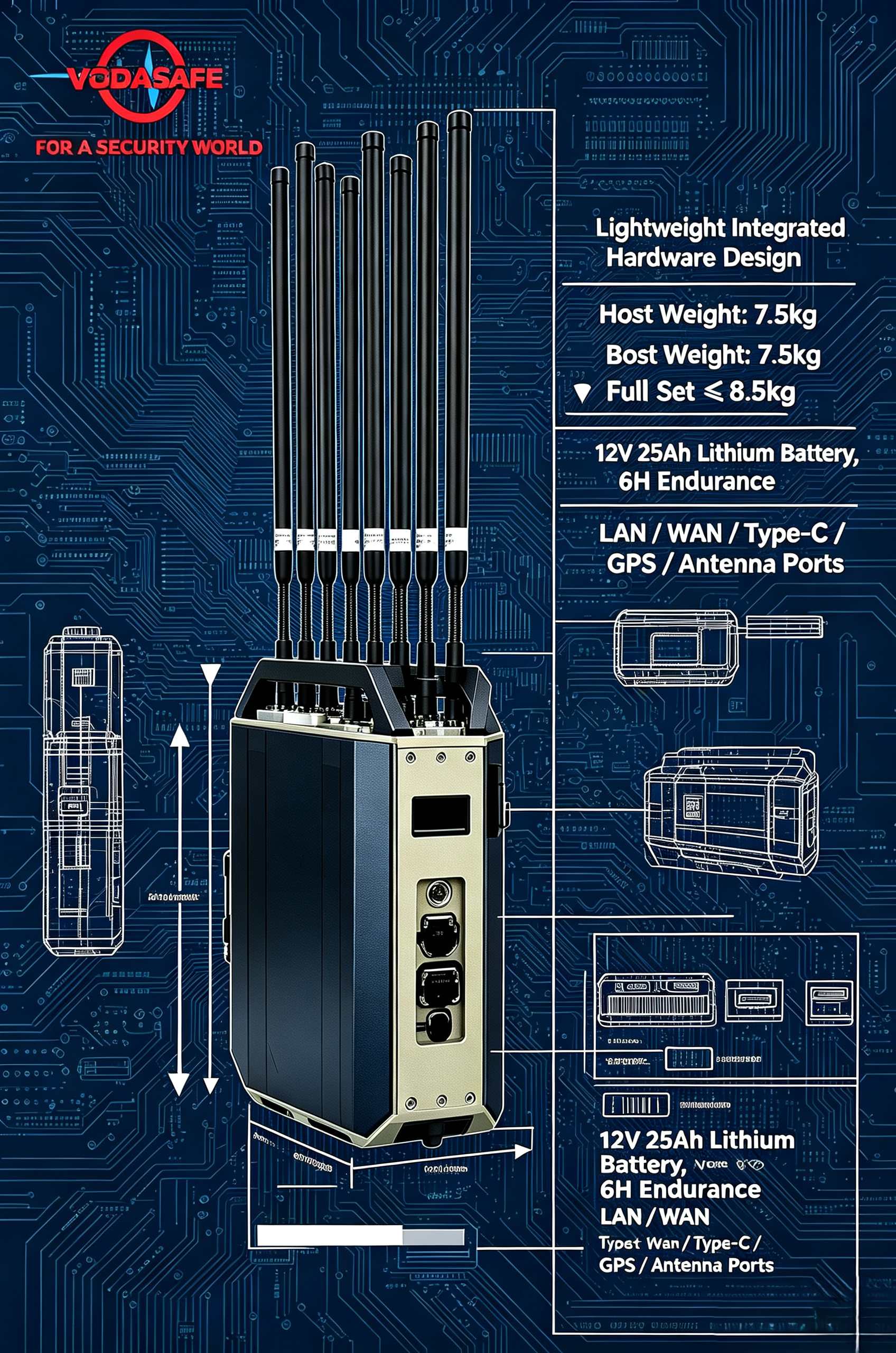Drone Detector vs-dr600A from vodasafe