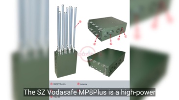 SZ Vodasafe MP8Plus High-Power Portable Signal Jammer