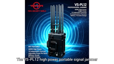 SZ Vodasafe VS-PL12 Professional Trolley Case High-Power Full-Band Signal Jammer