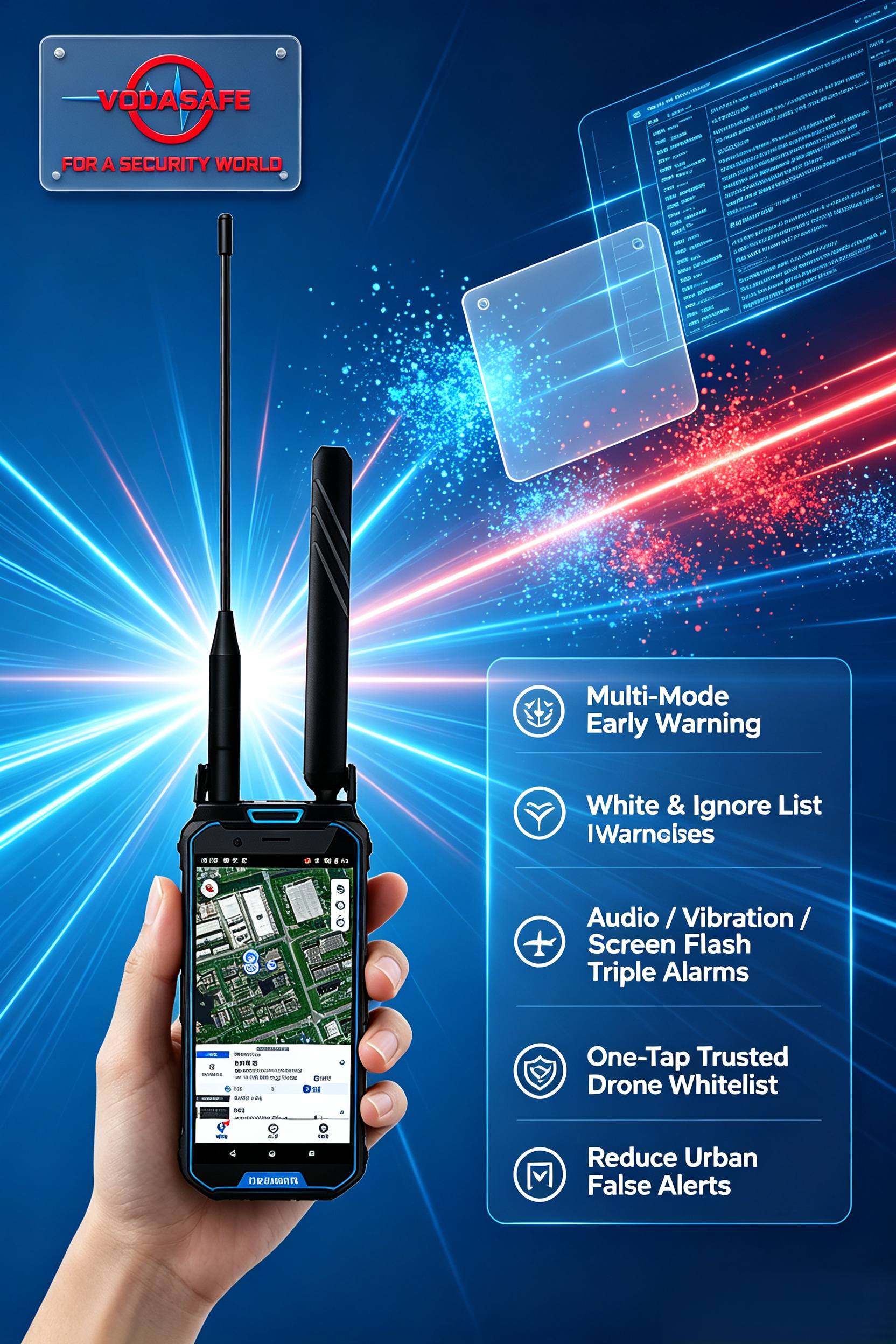 FPV Drone Detector HL2pro from vodasafe
