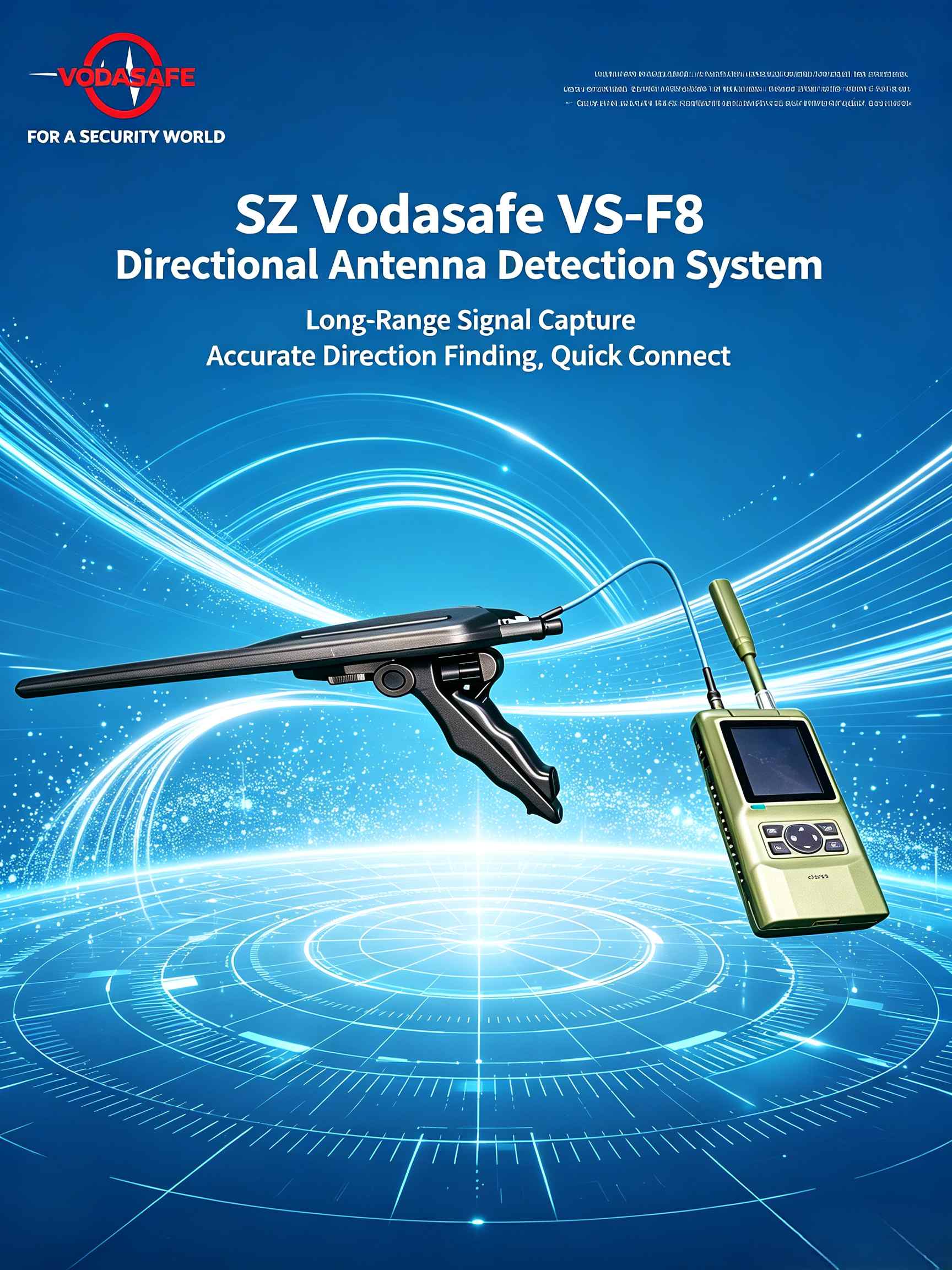UAV Detector F8 drone detecting device from vodasafe