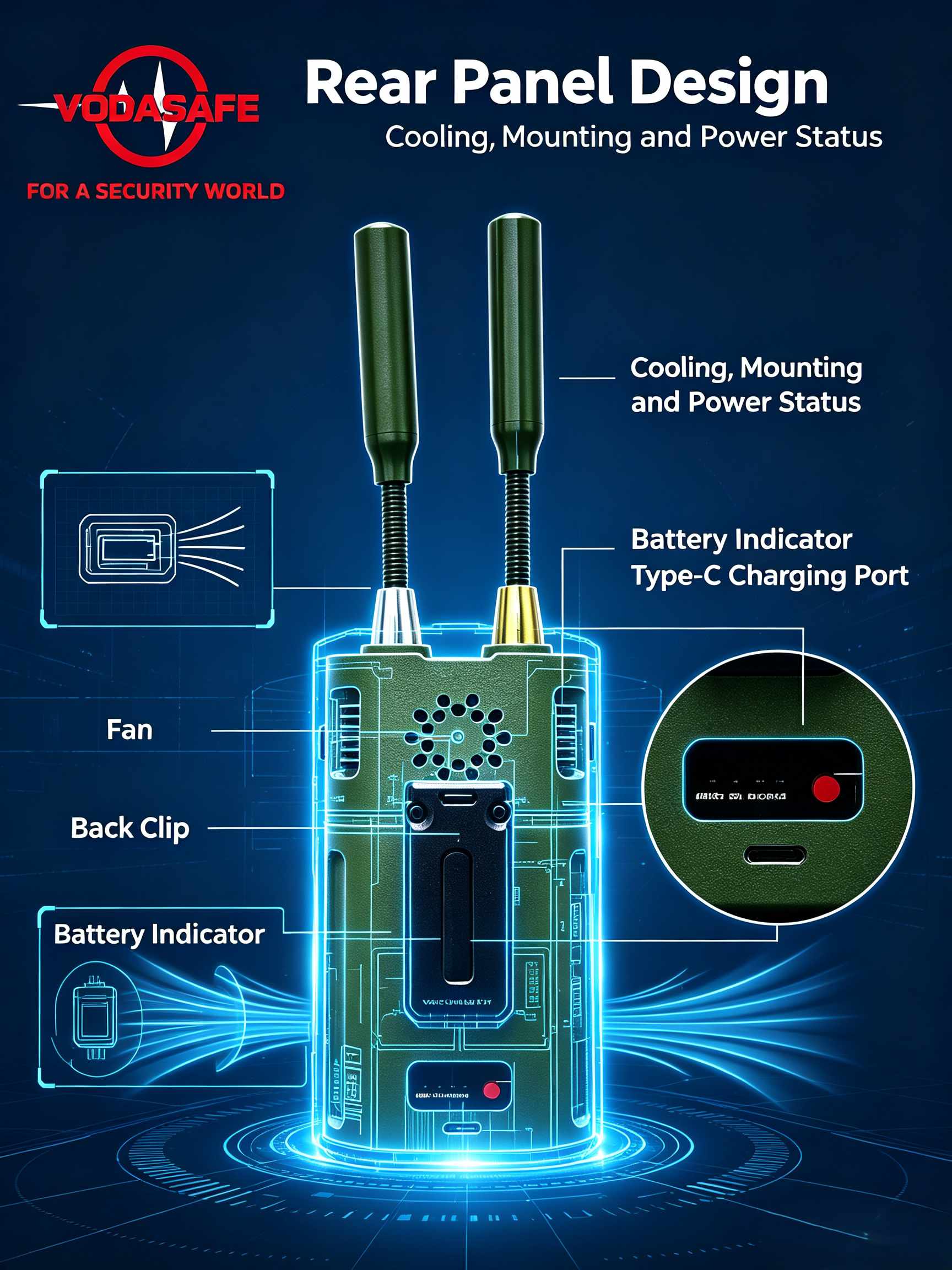 Ultra-Wideband UAV Detector F8 from vodasafe