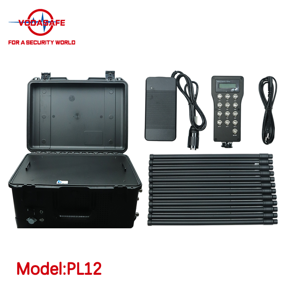 SZ Vodasafe VS-PL12 Professional Trolley Case High-Power Full-Band Signal Jammer