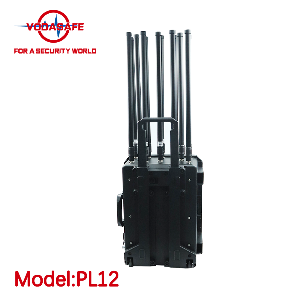 SZ Vodasafe VS-PL12 Professional Trolley Case High-Power Full-Band Signal Jammer
