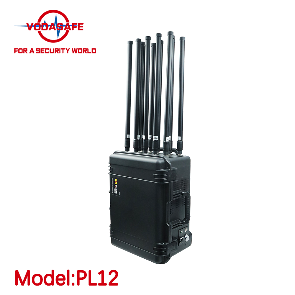 SZ Vodasafe VS-PL12 Professional Trolley Case High-Power Full-Band Signal Jammer