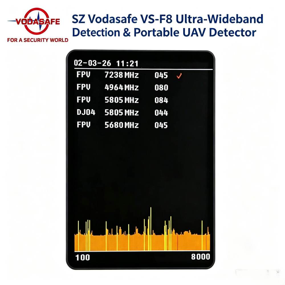 SZ Vodasafe VS-F8 Ultra-Wideband Portable UAV Detector