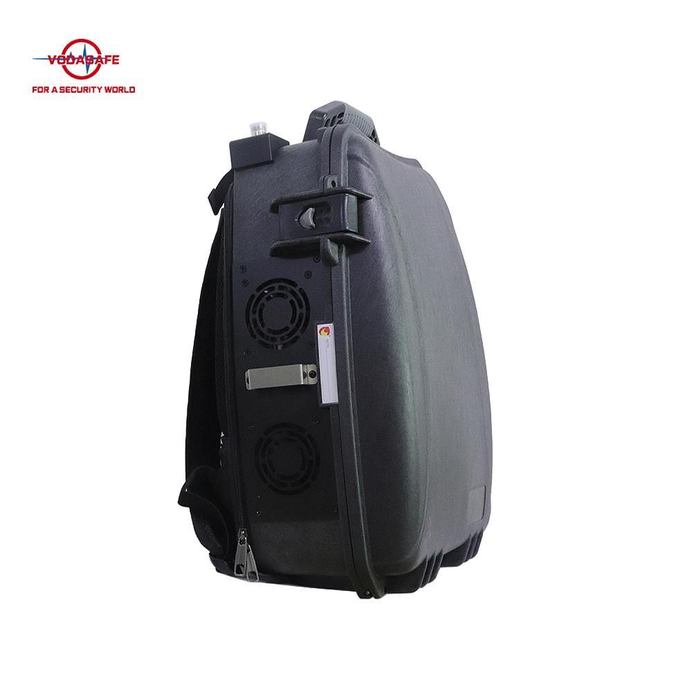 Built-in Rechargeable Battery Manpack Signal Jammer High Performance 7 Band Sz Vodasafe Backpack Mounted Drone Signal Jammer
