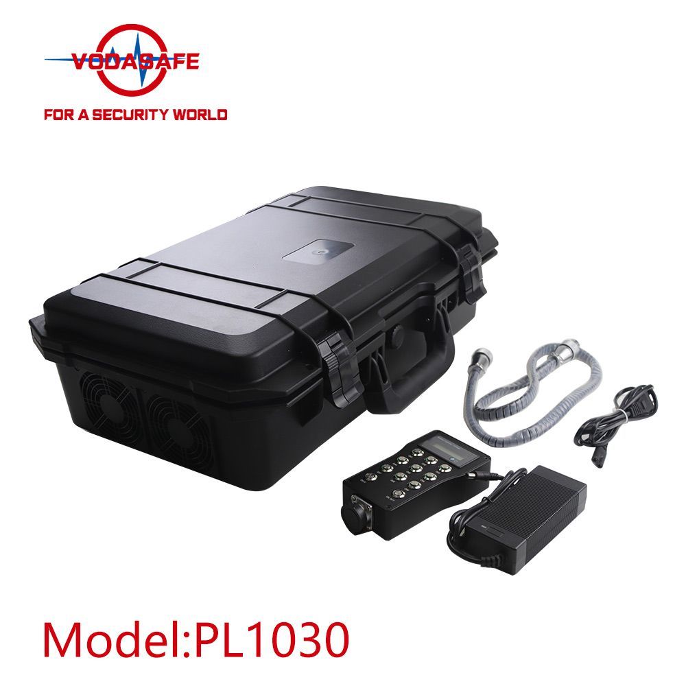 10-Band Sz Vodasafe WiFi GPS Signal Jammer 24V Battery 2/3/4/5g Signal Blocker